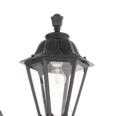 Farola LED Ricu Bisso/Rut 2L 8W 2700K negro
