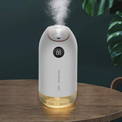 KANINO Humidificador Ultrasónico 500ML Portátil, Humidificador de Bebes con Luces Nocturnas Apagado Automático, Mini Difusor de Aceites Esenciales par características