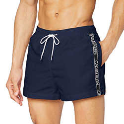 Calvin Klein Short Drawstring Baador para Hombre, Negro (Iris), M características