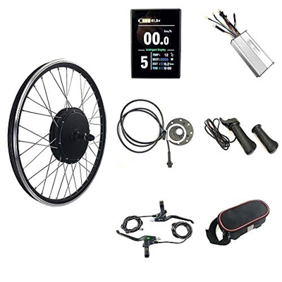 Schuck Bicicleta eléctrica de Rueda Trasera 48V 1000W 20"/ 24" / 26"/ 27.5" / 28"/ 700C con Motor de Cubo Trasero sin escobillas, Pantalla LCD8S Kit c