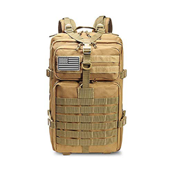 50L Capacidad Hombres Ejército Militar Táctico Mochila Grande Impermeable Deporte Al Aire Libre Senderismo Camping Caza,C características