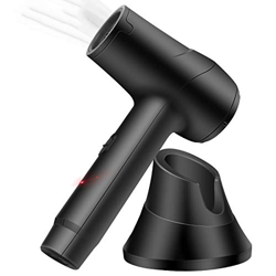 Tauzveok Secador De Pelo Carga Inalámbrica Sin Cable Secador De Pelo Portátil, Viajes Cubierta Caliente Frío Viento Recargable 5000Mah para El Exterio características