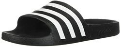 adidas Unisex adilette Aqua Sport Sandals, Core Black/Footwear White/Core Black, 9 Regular US en oferta