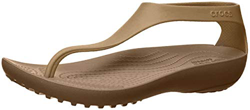 Crocs Sexi Flip Women, Sandalias para Mujer, Marrón (Bronze/Bronze 860), 39/40 EU en oferta