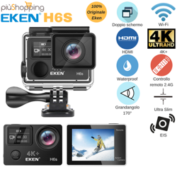 Eken H6S Deportes Acción Pro Cam 4K Ultra HD Wi-Fi Eis Videocámara Buceo IP68 en oferta