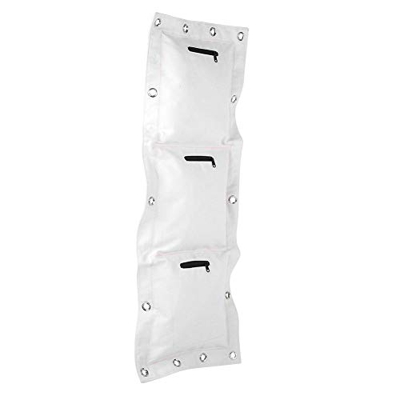 Akozon Wing Chun Training Ring Punch Pad de Pared Saco de Arena vacío de sacador de Lona Target con Cremallera para el Boxeo Muay Thai Sanda(Triple Ba