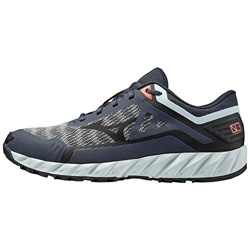 Mizuno Wave Ibuki 3, Zapatillas para Carreras de montaña Hombre, Indiaink Negro Wanblue, 42.5 EU en oferta