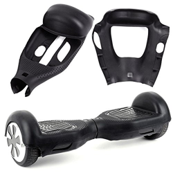 Willdo Silicone Cove para 6.5"2 Wheels Balance Scooter - Balance Hover Board Protector Funda Cubierta (Negro) en oferta