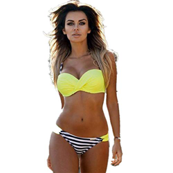 Bikini Mujer Push up con Relleno Bikini Bandeau para Mujer Push-Up Vendaje Traje de ba?o Brasile?o Traje de ba?os de Ropa de Playa Bikini de Dos Pieza características