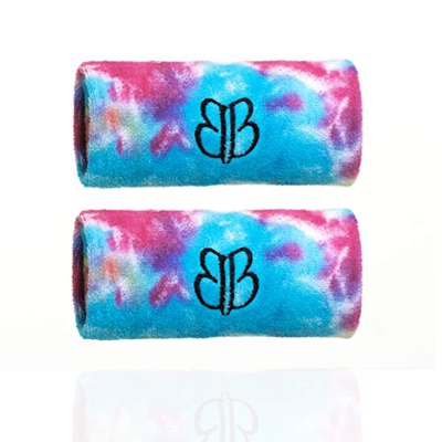 BANBROKEN Muñequeras para el Sudor , compresión Wristbands, Sweatband para Deporte, Tenis, Padel, Crossfit, Gimnasio, Fitness, Unisex -Talla Única (2u