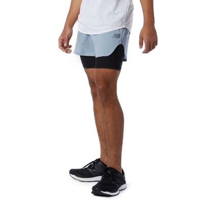 New Balance - Q Speed 2 In 1 Hombre - Pantalón  Trail Running New Balance Talla  L