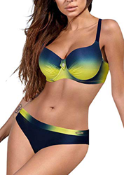 UMIPUBO Bikini Mujer Trajes de Baño con Relleno Push-Up Acolchado Bra Tops y Braguitas Bikini Sets Talla Grande (ES 44, A) en oferta