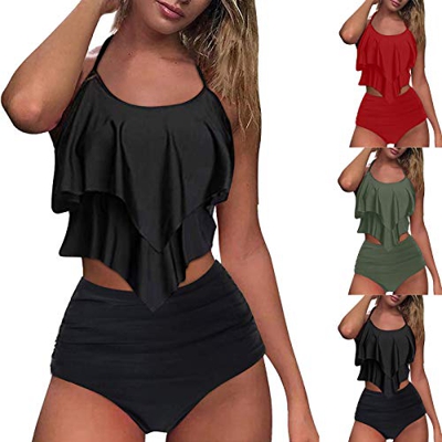 riou 2021 Nuevo Conjunto de Bikini para Mujer Push Up Trajes de Baño de Dos Piezas Moda Ropa de Playa Conjunto de Bikinis Impresión Sexy Push up Bikin