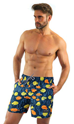 Sesto Senso Bañador de Natacion para Hombre Pantalones Cortos de Baño Bañadores con Forro XL Pez características