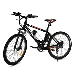 VIVI Bicicleta eléctrica de montaña 26 Pulgadas, Motor de 350 W, 36 V, 8Ah, batería extraíble, Bicicleta eléctrica para Adultos. (Baterías de hervidor en oferta