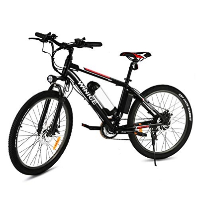 VIVI Bicicleta eléctrica de montaña 26 Pulgadas, Motor de 350 W, 36 V, 8Ah, batería extraíble, Bicicleta eléctrica para Adultos. (Baterías de hervidor