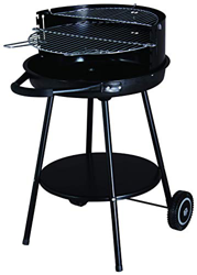 Barbacoa portatil de carbón con forma redonda y doble parrilla - TARRIGNTON HOUSE características