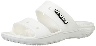 Crocs Classic Sandal, Sandalia Unisex Adulto, White, 45-46