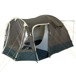 CampFeuer Tienda de Campaña Familiar 4Trip I 3-4 Personas I Columna de Agua 3.000 mm I Tipo Iglú I Campamento en oferta