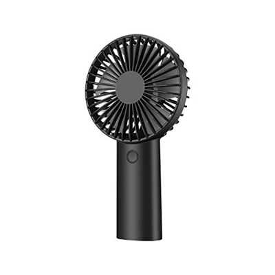 Mini Ventilador de Mano, Ventiladores USB de 4000mAh Recargable Batería, 6-15 Horas, Multifuncional Portátil Eléctrico Ventilador Ajustable 3 Velocida