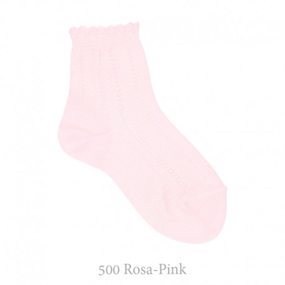Calcetín Corto Labrado Condor. 500-rosa 6