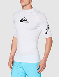 Quiksilver All Time - Licra De Manga Corta con Protección Solar UPF 50 para Hombre Licra De Manga Corta con Protección Solar UPF 50, Hombre, White, XX características