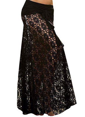 JFAN Mujeres Vestido de Encaje Ropa De Baño Vestido Cover Up Camisola Y Pareos Bikini Cover Up Mujer Ropa de Baño Playa Traje de Baño