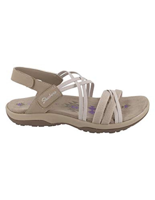 Sandalia Skechers 163112 Taupe para Mujer 37
