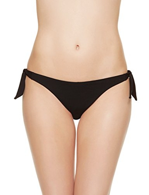 eonar Mujer Braguita De Bikini con Lados Cheeky Brasileños Tangas (M,Black)