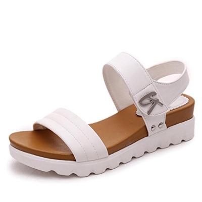 Sandalias De Mujer, K-youth Moda Sandalias Mujer Verano 2018 Tacon Alto Fondo grueso Sandalias Romanas Mujer Elegante Sandalias Plataformas Mujer Fies