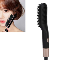 Cepillo Para Alisar El Cabello, Peine Alisador Eléctrico De Cerámica De Calentamiento Rápido, Alisador De Cabello Con Temperatura Ajustable, Perfecto  precio