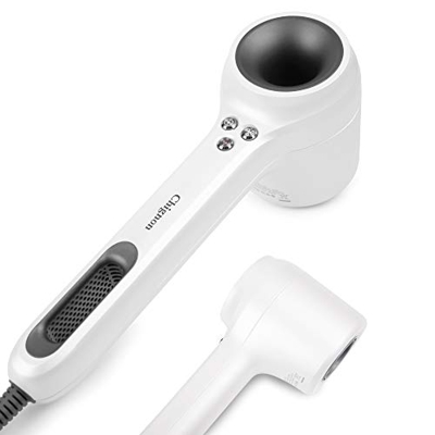 Secador de pelo iones negativos 1500W Fuerte viento caliente / frío Chignon Versión mejorada Secador de pelo sin hojas Termostato inteligente Secador 