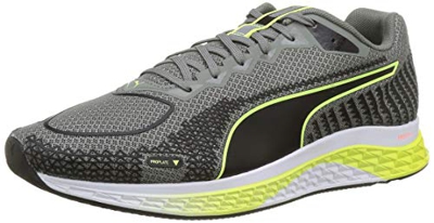 PUMA Speed SUTAMINA 2, Zapatillas para Correr de Carretera Hombre, Gris (Ultra Gray Black/Fizzy Yellow), 39 EU