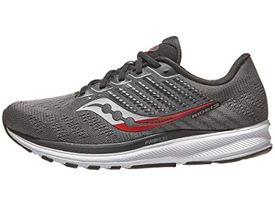 Saucony Ride 13, Zapatillas para Carreras de montaña Hombre, Charcoal/Black, 46 EU