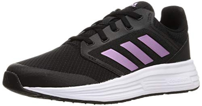 adidas Galaxy 5, Zapatillas de Running Mujer, NEGBÁS/CERMET/FTWBLA, 41 1/3 EU