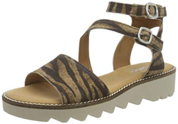 Gabor Shoes Comfort Sport, Sandalia con Pulsera Mujer, Beige (Camel 22), 38 EU en oferta