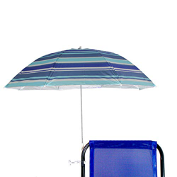 BESCH Sombrilla para Silla Playa, Jardín, Piscina,Terraza o Patio, Protección solar UPF50+, Ø100cm (Raya Azul 2) precio