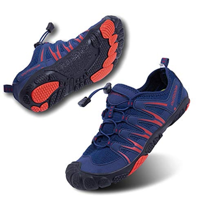 Zapatos de Agua Hombre Mujer Escarpines Secado Rápido Zapatillas Trail Running Transpirables Natación Piscina Playa Unisexo Azul G Reino Unido 45