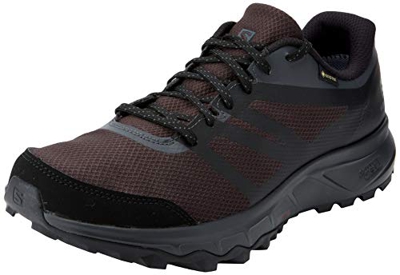 Salomon Trailster 2 GTX, Zapatillas de Trail Running Hombre, Gris (Phantom/Ebony/Black), 40 EU