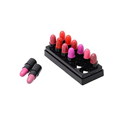 OMMO LEBEINDR 12 Piezas Mini Rouge Barras De Labios Mate Conjunto Hidratante Labios Barras De Labios Gloss Bálsamo Hidratante para Chicas Mujeres Rega