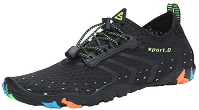 SAGUARO Escarpines Zapatos de Agua Calzado Playa Zapatillas Deportes Acuáticos para Buceo Snorkel Surf Natación Piscina Vela Mares Rocas Río para Homb