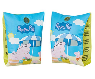 Smart Planet Peppa Pig - Manguitos de natación hinchables para niños de 1 a 6 años, 11 a 30 kg, diseño de Peppa Pig
