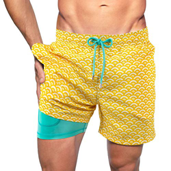 Soolike Bañador Hombre Shorts De Playa Traje De Baño para Bañador Hombre Natacion Secado Rápido,Pantalones Cortos Deportivos De Verano con Cordón y Es características