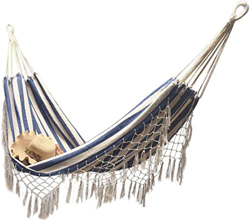 MiduoHu 200 x100CM Hamaca para 2 Personas Boho Gran macramé brasileño Cómodo Plegable Hamaca Doble para Acampar,Jardín características