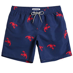 MaaMgic Bañadores Hombre Ropa de Baño Short de Natación Tropical Vacaciones y Viajes en Verano con Bolsillos Azul Oscuro Cangrejo XL en oferta
