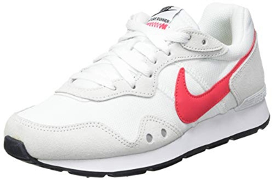 Nike Venture Runner, Sneaker Mujer, White/Siren Red-Black, 40 EU