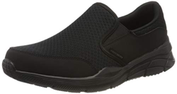 Skechers Equalizer 4.0, Zapatillas Hombre, Negro Negro Malla PU Negro Ribete Negro BBK, 42 EU en oferta