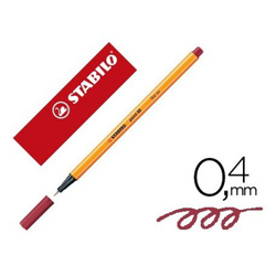 Rotulador stabilo punta de fibra point 88 purpura 0,4 mm (Pack de 10 uds.) en oferta