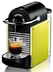 Nespresso Pixie Lime EN125L De'Longhi - Cafetera monodosis (19 bares, Apagado automático, Sistema calentamiento rápido), Color lima características