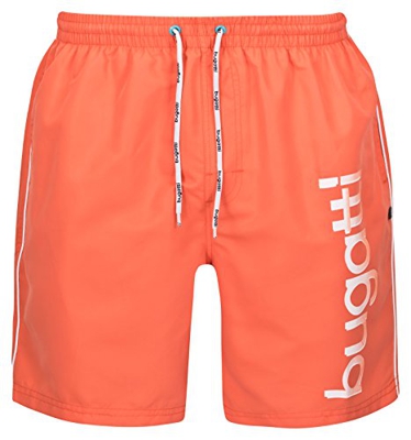 Bugatti® - Bañador para hombre en color azul marino, turquesa o negro naranja 6X-Large